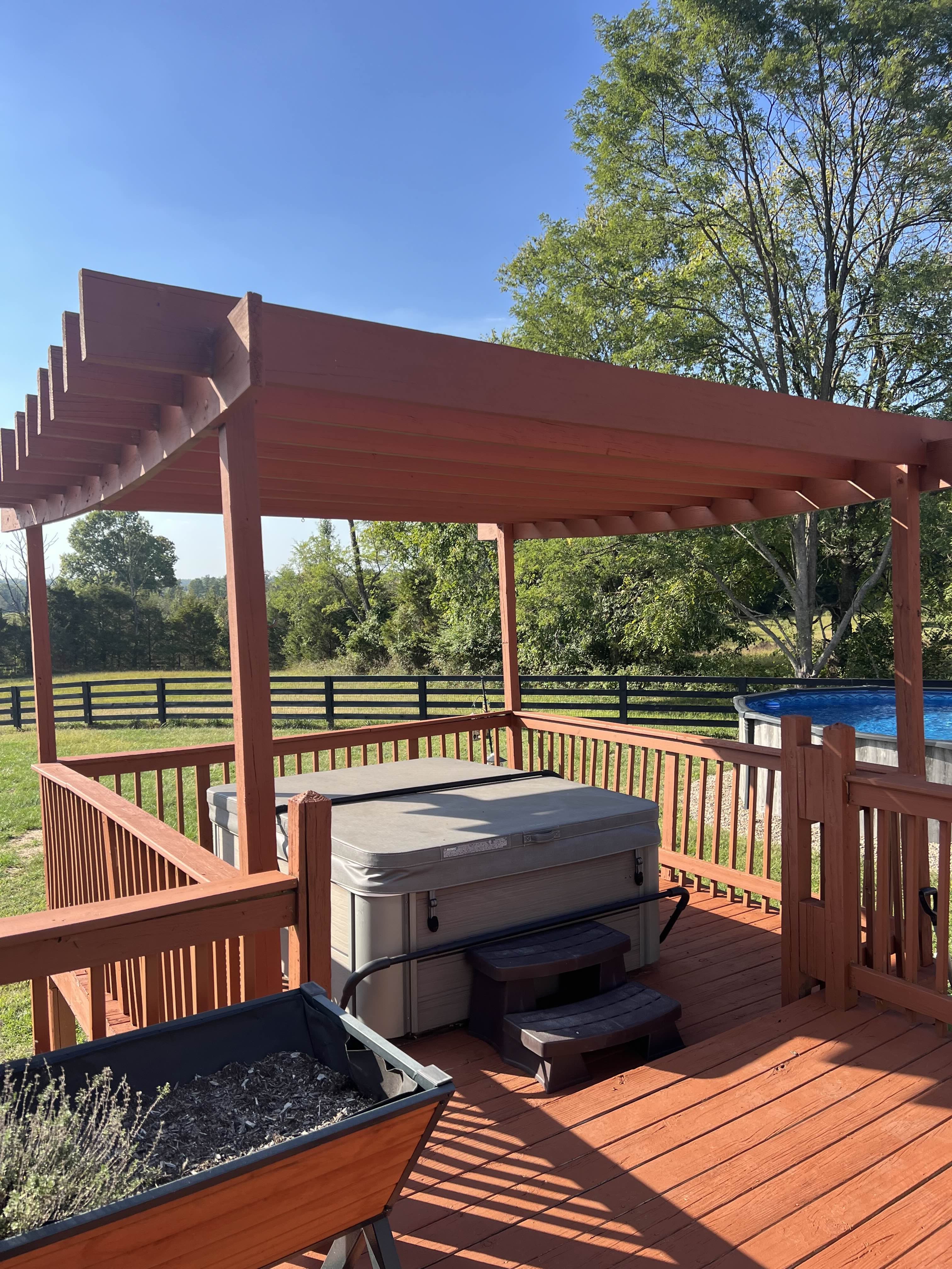 Deck Staining - After