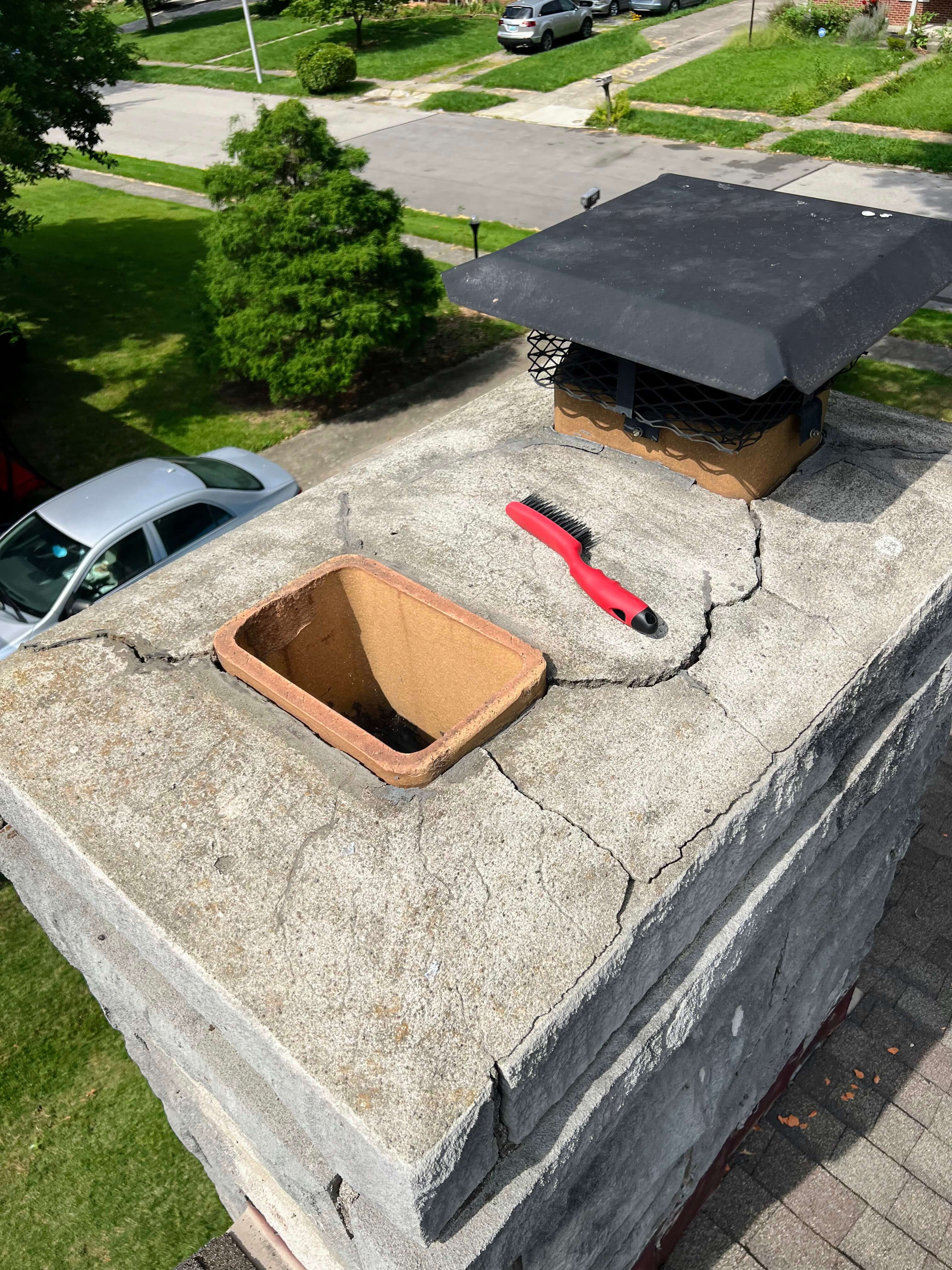 Chimney Repair - Before